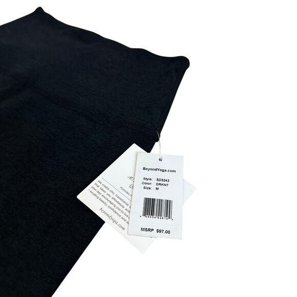 Beyond Yoga Caught in the Midi High Waist Leggings Darkest Night Size M - Picture 3 of 9